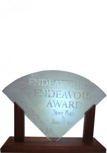 Endeavour Award trophy