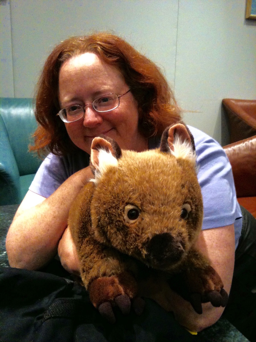 Kate with Wombat.jpg Kate with Wombat